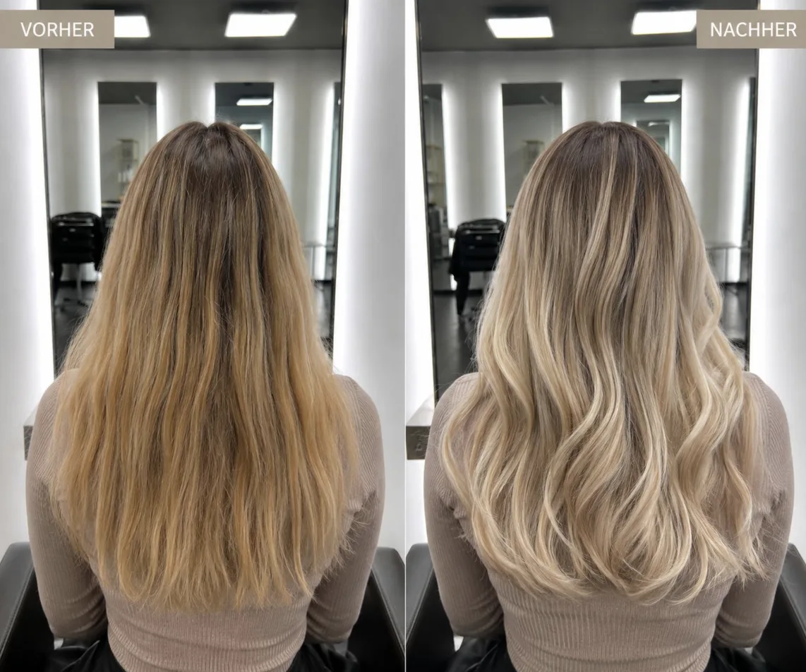Vorher Nachher Farbe – Friseur München Pasing